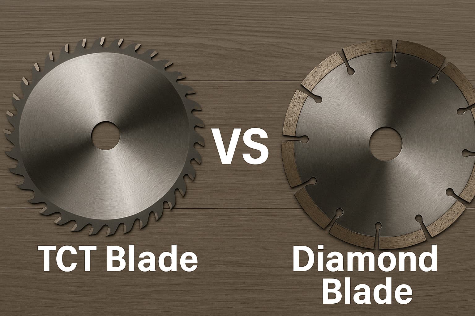 TCT Blades vs Diamond Blades – What’s the Difference