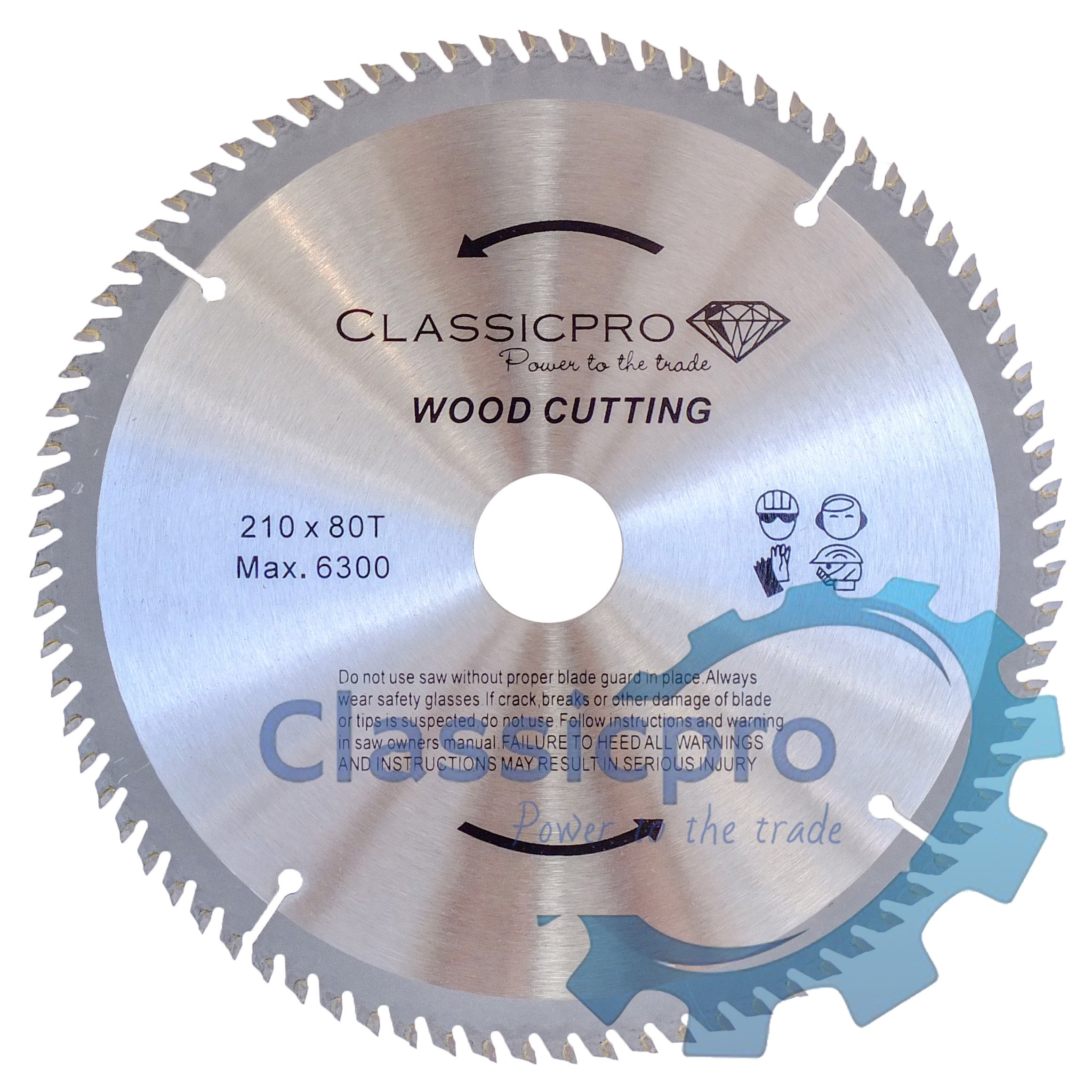 Classicpro Circular Wood Saw Blade 210mm x 30mm x 80T Mitre fit Festool Bosch UK