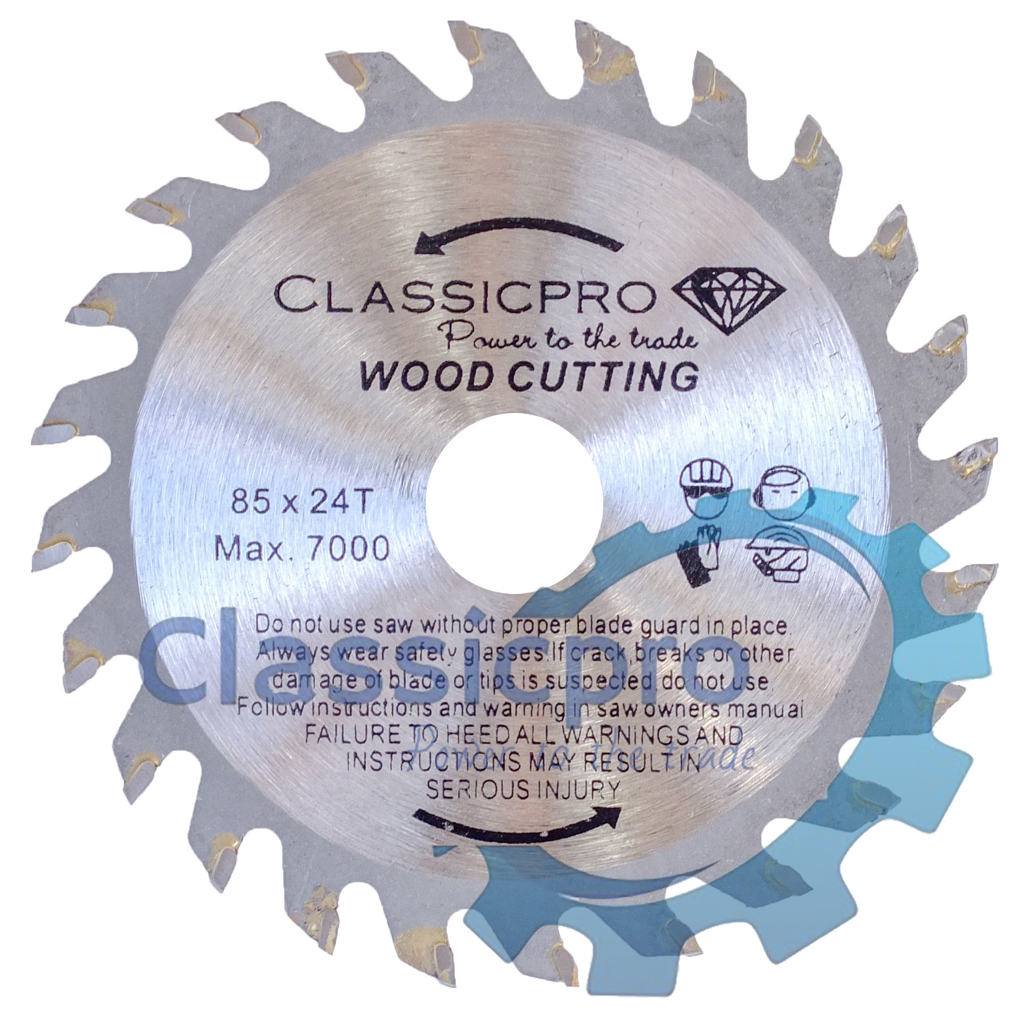ClassicPro 85mm 24T TCT Circular Saw Blade – Compact Power for Fast Cuts