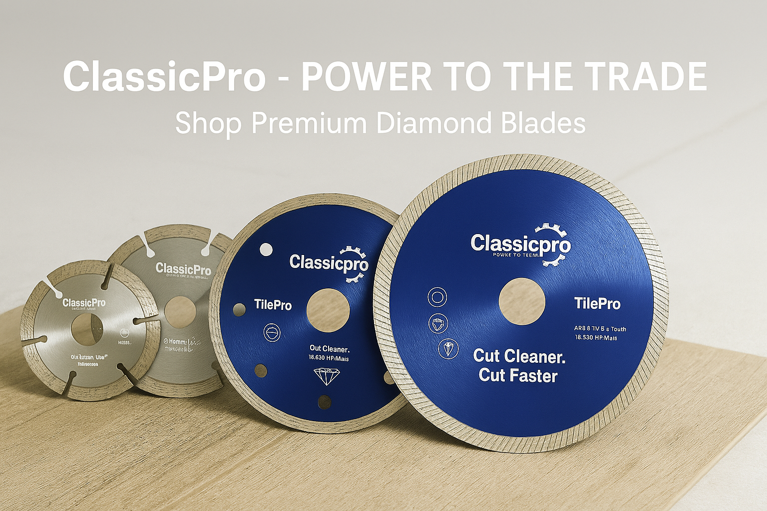 All Cutting Blades – Diamond, TCT & Multi-Purpose | ClassicPro